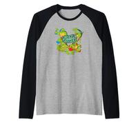 TMNT Heroes in s Half Shell Turtle Power Team Pose 80 Camiseta Manga Raglan