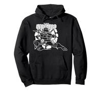 TMNT Leonardo Lead Ninja Hero Plantilla Graffiti Classic Pose Sudadera con Capucha