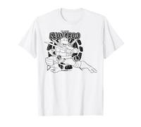 TMNT Leonardo Lead Ninja Hero Plantilla Graffiti Pose Classic Camiseta