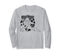 TMNT Leonardo Lead Ninja Hero Plantilla Graffiti Pose Classic Manga Larga