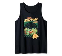 TMNT New York Pizza Slices Ad Retro Turtle Cartoon Camiseta sin Mangas