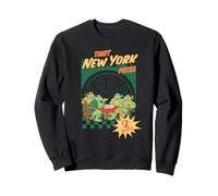 TMNT New York Pizza Slices Ad Retro Turtle Cartoon Sudadera