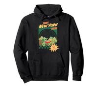 TMNT New York Pizza Slices Ad Retro Turtle Cartoon Sudadera con Capucha