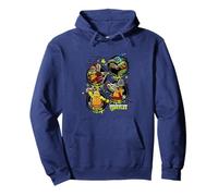TMNT Ninja Turtles Sewer Todos los Personajes Sudadera con Capucha