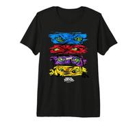 TMNT out of The Shadows Group Stacked Masks Camiseta Premium
