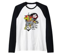 TMNT out of The Shadows Raphael NYC Grunge Camiseta Manga Raglan