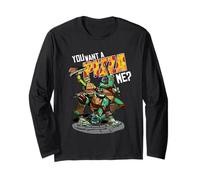 TMNT Quieres Pizza Me? Manga Larga