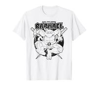 TMNT Raphael Cool Crude Ninja Plantilla Graffiti Pose Classic Camiseta