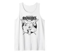 TMNT Raphael Cool Crude Ninja Plantilla Graffiti Pose Classic Camiseta sin Mangas