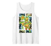 TMNT Teenage Mutant Ninja Turtles - Arte de Personajes Retro Camiseta sin Mangas