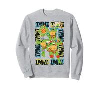 TMNT Teenage Mutant Ninja Turtles - Arte de Personajes Retro Sudadera