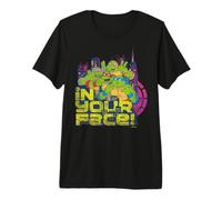 TMNT Teenage Mutant Ninja Turtles Cara tonta LOL NYC Vintage Camiseta Premium