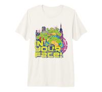TMNT Teenage Mutant Ninja Turtles Cara tonta LOL Vintage NYC Camiseta Premium