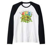 TMNT Teenage Mutant Ninja Turtles Chill out Team NYC Retro Camiseta Manga Raglan