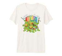 TMNT Teenage Mutant Ninja Turtles Chill out Team Retro NYC Camiseta Premium