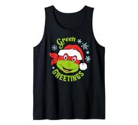 TMNT Teenage Mutant Ninja Turtles Christmas Greetings 80s Classic Camiseta sin Mangas