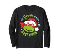 TMNT Teenage Mutant Ninja Turtles Christmas Greetings 80s Classic Manga Larga