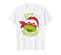 TMNT Teenage Mutant Ninja Turtles Christmas Greetings Classic 80s Camiseta