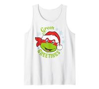 TMNT Teenage Mutant Ninja Turtles Christmas Greetings Classic 80s Camiseta sin Mangas