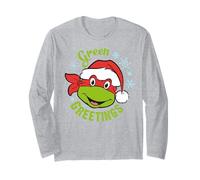 TMNT Teenage Mutant Ninja Turtles Christmas Greetings Classic 80s Manga Larga