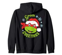 TMNT Teenage Mutant Ninja Turtles Christmas Greetings Classic 80s Sudadera con Capucha