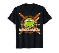 TMNT Teenage Mutant Ninja Turtles Michelangelo 84 Face Retro Camiseta