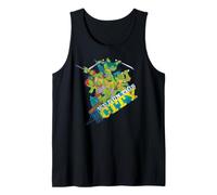 TMNT Teenage Mutant Ninja Turtles NYC City Hero Fun Vintage Camiseta sin Mangas