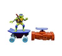 TMNT Tortugas Ninja Adolescente Mutante | Leonardo Tortuga Ninja Mutant Mayhem con Control Remoto Half Pipe|Edición de Película Caos Mutante | Juguetes y Regalos para Niños de 5+ Años