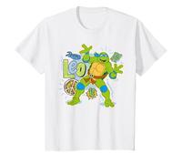 TMNT Tortugas Ninja Mutantes Adolescentes Leo Pose 80s Amante Pizza Camiseta