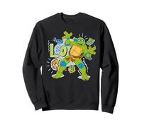 TMNT Tortugas Ninja Mutantes Adolescentes Leo Pose 80s Pizza Lover Sudadera