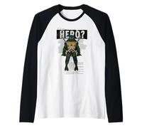 TMNT Tortugas Ninja Mutantes Adolescentes Nueva York Héroe Pose Clásico Camiseta Manga Raglan