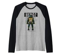 TMNT Tortugas Ninja Mutantes Adolescentes Nueva York Héroe Pose Clásico Camiseta Manga Raglan
