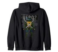 TMNT Tortugas Ninja Mutantes Adolescentes Nueva York Héroe Pose Clásico Sudadera con Capucha
