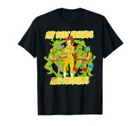 TMNT Turtle Power Best Friends Turtles Abril Cartoon Retro Camiseta