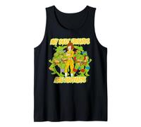 TMNT Turtle Power Best Friends Turtles Abril Cartoon Retro Camiseta sin Mangas