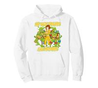 TMNT Turtle Power Best Friends Turtles Abril Retro Cartoon Sudadera con Capucha