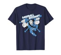 TMNT Turtle Power Casey Jones Baseball Ninja Pose clásico televisivo Camiseta
