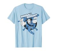 TMNT Turtle Power Casey Jones Baseball Ninja Pose TV clásica Camiseta
