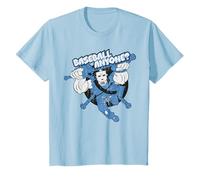 TMNT Turtle Power Casey Jones Baseball Ninja Pose TV clásica Camiseta