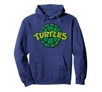 TMNT Turtle Power Logo Heroes Half Shell, Dibujos Animados Vintage de los 80 Sudadera con Capucha