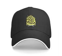 TMQZHQAVH 1000mods, Logo en Llamas Gorra de béisbol Negra Gorra de Camionero Sombrero Ajustable para Golf Mujeres Hombres