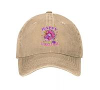 TMQZHQAVH Acción de Gracias Mujer de Acción de Gracias Feliz Día del Pavo Gorra de béisbol Gastada Lavado Snapback Gorra Hombres Mujeres Actividades al Aire Libre Gorra Gorra