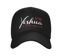 TMQZHQAVH Casca de béisbol Cristiana Yeshua Jesús Deportiva Mujer Paya-Hat Ajustable para Hombre Otoño