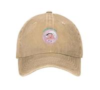 TMQZHQAVH Cómodo en mi Propia Burbuja Me Encanta Estar Sola Gorra de béisbol Vaquera Lavada para Mujeres