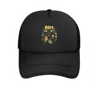 TMQZHQAVH Gira de conciertos Kiss Crazy Nights Gorra Masculina Gorra Deportiva de Mujer Gorra de béisbol para Hombres Gorra de Hombre Gorra de béisbol