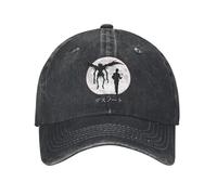 TMQZHQAVH Gorra de béisbol Death Note Anime Sol Corriendo Hippie Gorra de Camionero Lavada Ajustable Moda de Mujer Logo Personalizado Gorras de béisbol