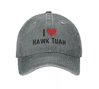 TMQZHQAVH Hawk Tuah escupió en Ese Thang Gorras de béisbol Casuales desgastadas lavadas y Divertidas Memes Gorra Snapback para Hombres Mujeres Gorras Regalo al Aire Libre Gorra