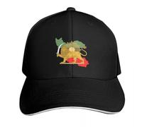 TMQZHQAVH Irán Persia Mapa y Bandera - Shir o Khorshid - León y Sol Gorra de béisbol Visera Golf Gorra de Lujo Masculina Mujer Masculina