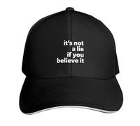 TMQZHQAVH It_s No Mentir Si Lo Crees - Gorra de Béisbol George Gorra de Senderismo Gorras para Hombres Gorras graciosas Gorras de Hombre Sombrero de Lujo Mujeres Hombres