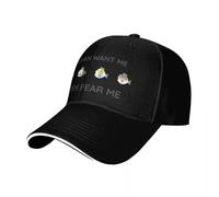 TMQZHQAVH Las Mujeres Quieren Que me pican me temen: Wii Deportes de Pesca Gorra de béisbol Gorra de Navidad en Oferta Visera de Playa Femenina Hombres